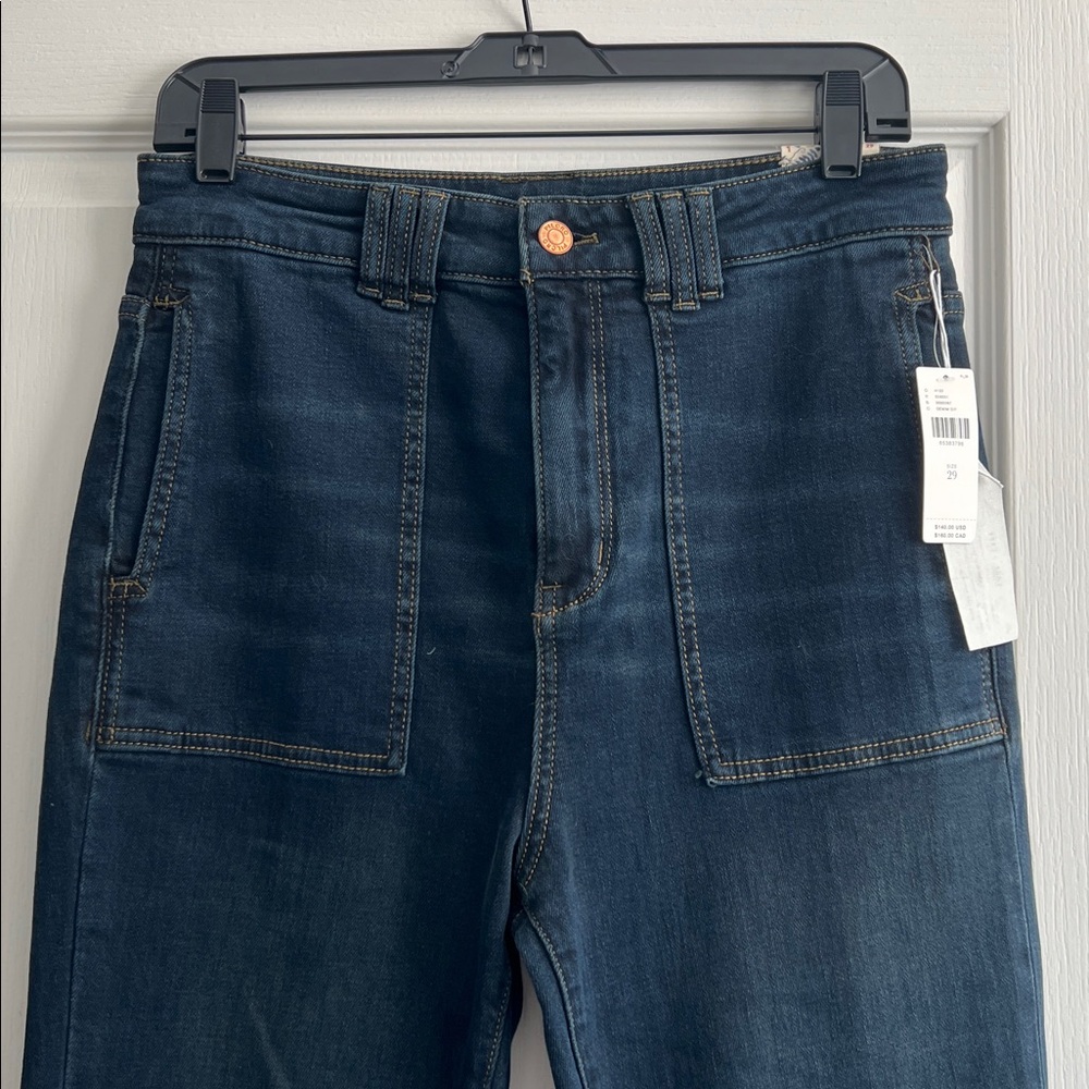 Pilcro Women's Boot Cut Jeans - Dark Blue - Picture 2 of 7